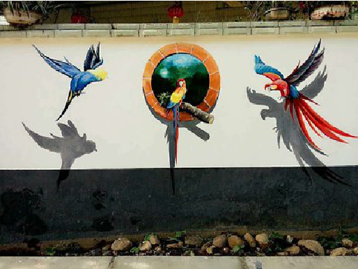 新邵视觉错位-3D墙绘设计