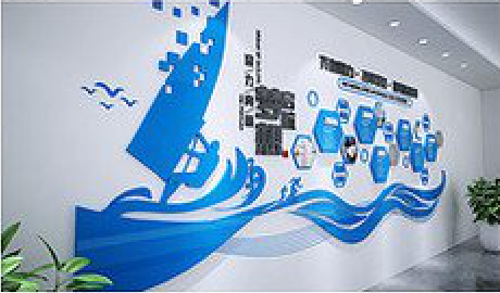 新邵海浪主题文化墙如何设计？