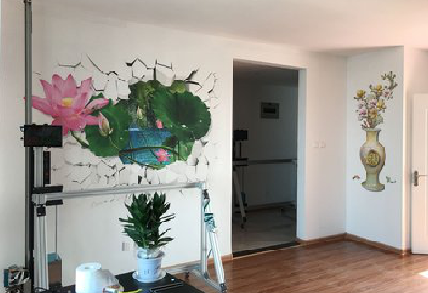 新邵墙体彩绘相比墙纸的优势。