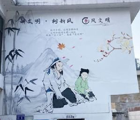 新邵分享几个墙绘保养知识。