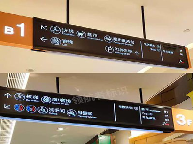 新邵如何通过商场标识牌引导客流分布？