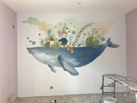 新邵手绘墙的特点及优势。